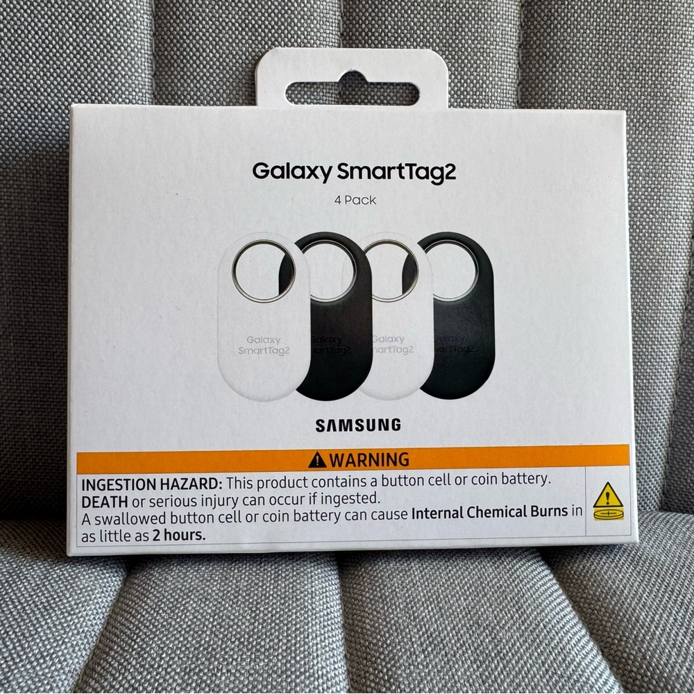 Samsung Galaxy SmartTag2 4 Pack - Black, White, Gray